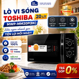 Lò Vi Sóng Toshiba MW2-MM20P(BK) 20L - Hàng Chính Hãng