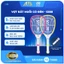 Vợt muỗi EA-ZG0003B, vợt bắt muỗi 3 lớp lưới an toàn, khớp xoay đèn pin rời,có đèn led tiện lợi,5388