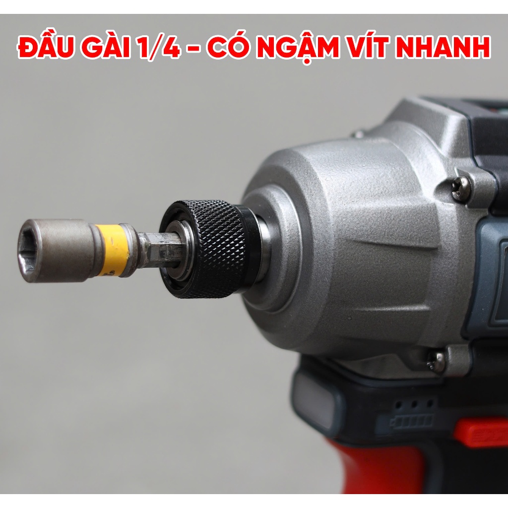 Máy bắn vít Có Búa WORKFIX WF-SD150PRO, Lực siết 150Nm, 3 Mức tốc độ - Không chổi than