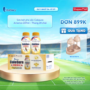 Sữa bột pha sẵn Calosure America 237ml – Tiện lợi, bổ sung năng lượng