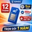 Sim 4G/5G 💎MobiFone Có Esim 12MDT150 1000GB/Tháng Trọn Gói 1 Năm Không Cần Nạp Tiền 12FHCM 12FHN 12MXH100 TK135 12T5G125