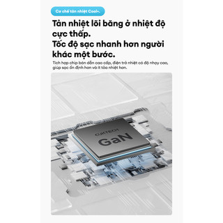 Bộ Sạc GaN CUKTECH 10 MINI 2C1A | Công Suất Max 120W | Thiết Kế Nhỏ Gọn | Bảo Hành 18 Tháng AD1203P