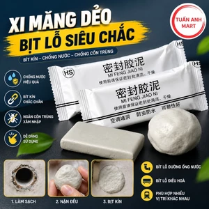 Combo 20 cái Xi măng dẻo bịt lỗ điều hoà, đường ống nước