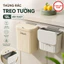 Thùng rác TREO TƯỜNG, treo tủ bếp nắp trượt 12L