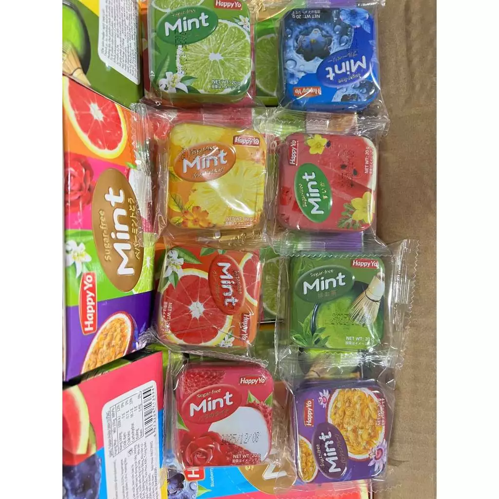 [COMBO 5 HỘP] Kẹo Ngậm Không Đường Hương Trái Cây Mix 12 Vị - Kẹo Ngậm Bạc Hà Hương Trái Không Đường - Kẹo Mint