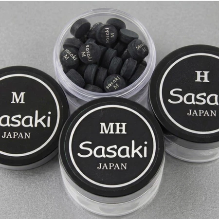 1 Viên Đầu Tẩy Cơ Bida Sasaki Đen Hàng Nhập Khẩu Chất Lượng Cao