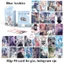 Blue Archive | Hộp thẻ card laser 50 tấm | Lomo lomocard card có ánh laser