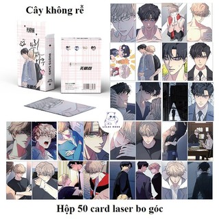 [SẴN] Cây không rễ | Hộp thẻ card laser 50 tấm lomo lomocard nhân vật truyện BL Manhwa Niên hạ / Hee-seo