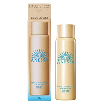 [NHẬP KHẨU] Xịt chống nắng Anessa Perfect UV Spray Sunscreen Aqua Booster 60g (màu vàng)
