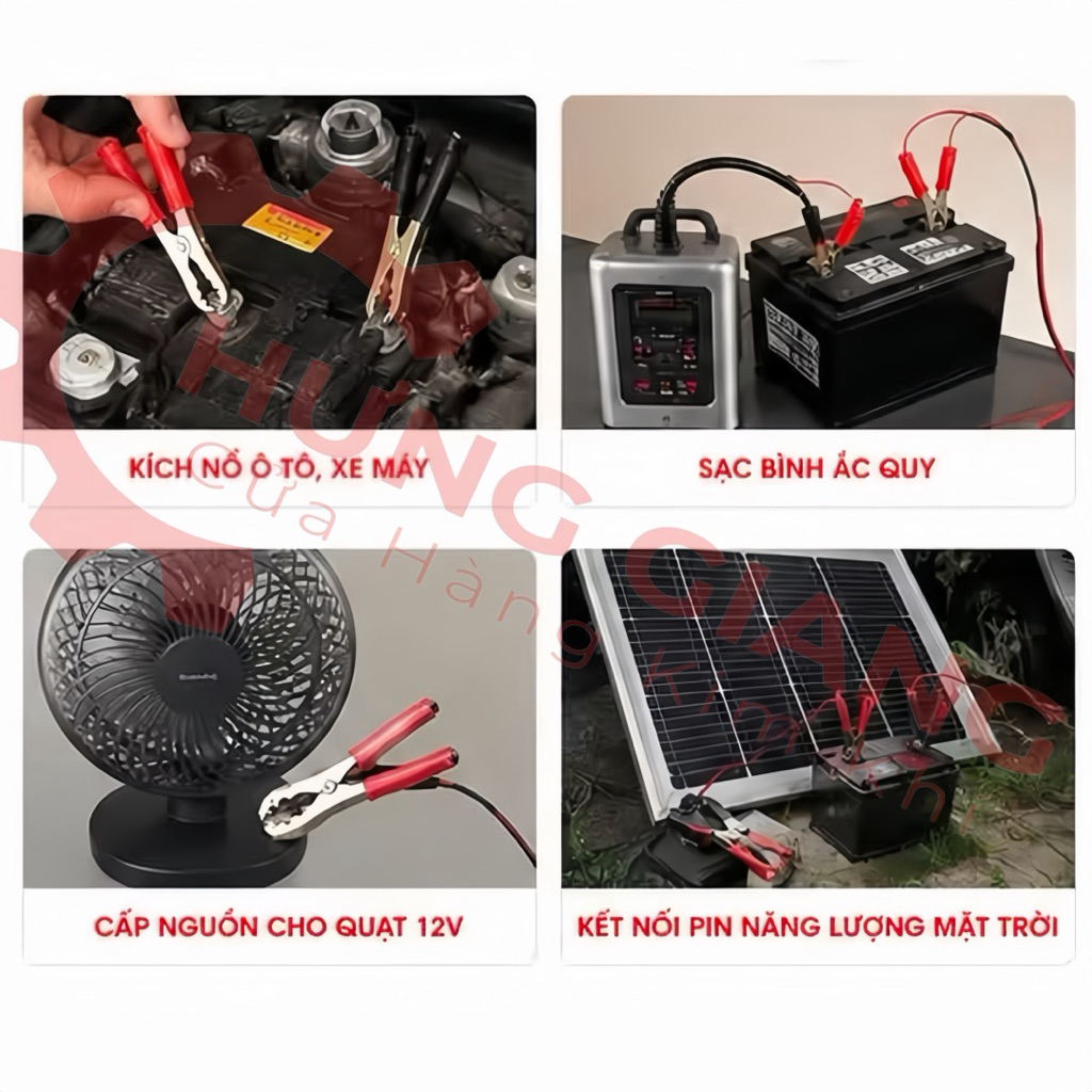 [ 1ĐÔI ] Kẹp Bình Ắc Quy Cá Sấu, Kẹp bình đủ cỡ