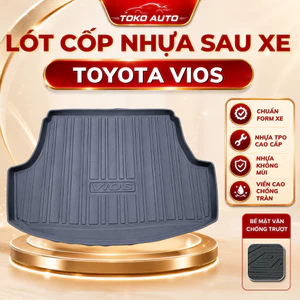 LÓT CỐP nhựa dẻo xe Toyota VIOS đời 2008 - nay chất liệu TPO không mùi, không thấm nước