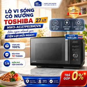 Lò Vi Sóng Có Nướng Toshiba 27 Lít MW3-AC27PE(BM)VN | Đa Chức Năng Đối Lưu Hiện Đại |Hàng Chính Hãng