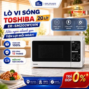 Lò Vi Sóng Toshiba ER-SM20(W1)VN 20L - Hàng Chính Hãng