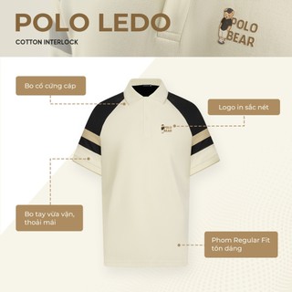[NEW T7] Áo polo nam cao cấp LEDO, vải cá sấu cotton interlock, thanh lịch - POLOMANOR