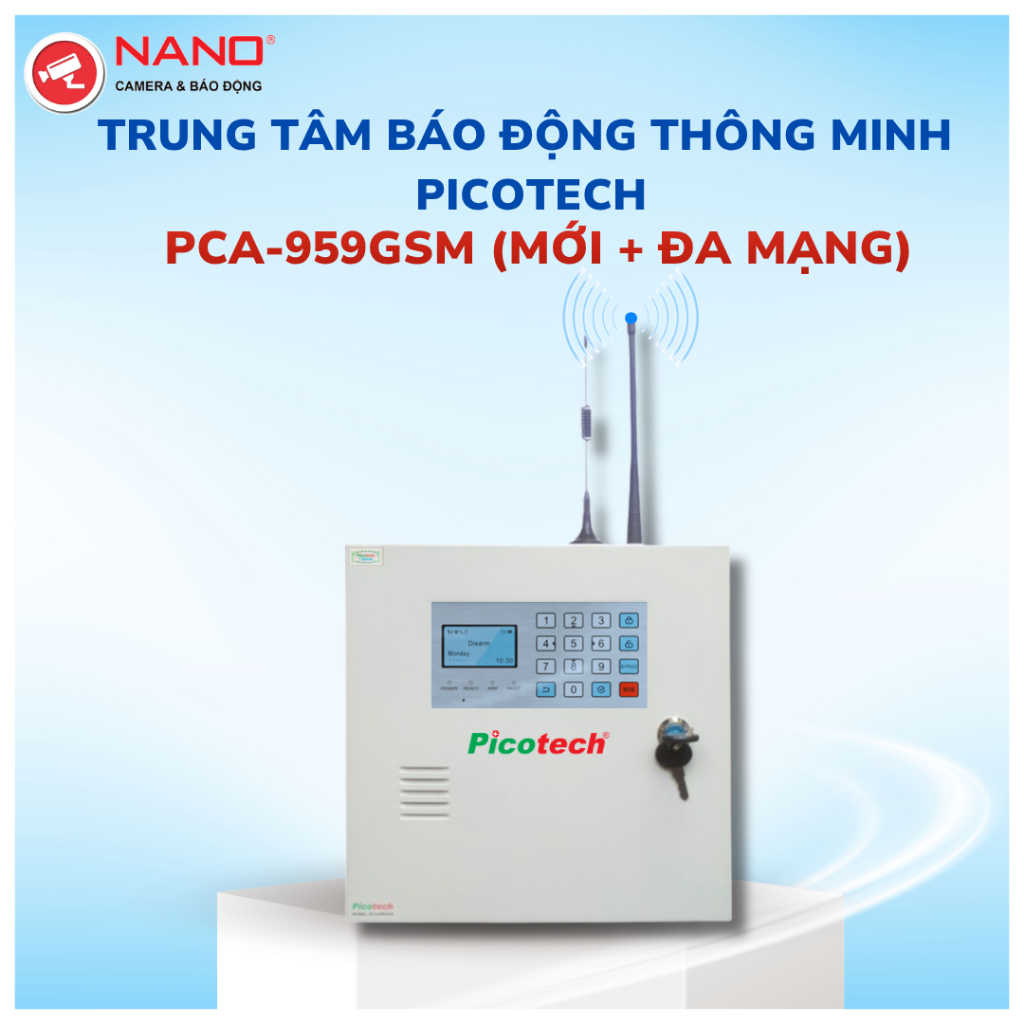 BÁO ĐỘNG PICOTECH MODEL: PCA-959GSM (Mới + Đa mạng) | Shopee Việt Nam