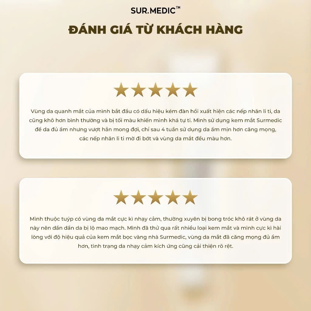 Surmedic x VHL - Kem Mắt Dưỡng Da Mắt Sur.Medic+ Perfection 100tm All In One Facial Eye Cream 35ml | BigBuy360 - bigbuy360.vn
