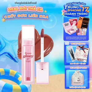 Son Bóng Merzy Pha Lê Căng Mọng, Bền Màu Bisous Glowy Gel Tint 4g ThegioiSkinfood