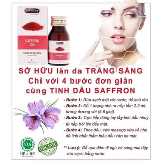 Serum nhuỵ hoa nghệ tây sáng da