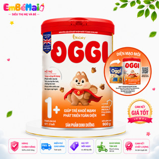 Sữa Bột Oggi Phát Triển Toàn Diện Vitadairy - Tăng Cân, Chiều Cao, Đề Kháng Cho Bé 900g