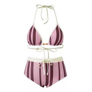 MAIKA SWIM Bikini( sẵn Mút) •CÓ SẴN HN• HỎA TỐC• Sét 2 Mảnh Hai Lớp  hồng phối viền cho nữ sang chảnh mẫu mới hè 2026