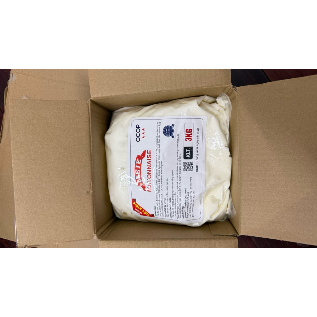Mayonnaise Meje siêu tiết kiệm túi 3kg