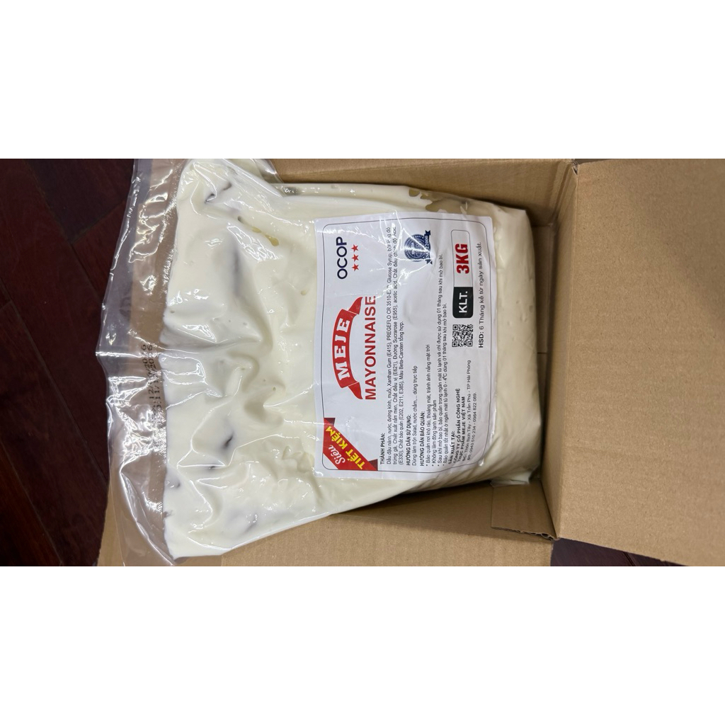 Mayonnaise Meje siêu tiết kiệm túi 3kg