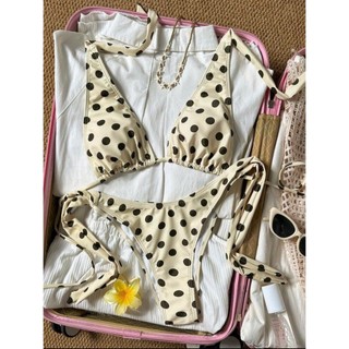𝐄𝐦𝐱𝐢𝐧𝐡𝐩𝐥𝐮𝐬 | Hỏa tốc HN | Bikini 2 mảnh chấm bi cổ yếm