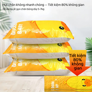 Túi Hút Chân Không Có Bơm Đựng Quần Áo Chăn Màn Chống Ẩm Mốc | Size S/M/L/XL | Dày Dặn Không Rách | Du Lịch & Gia Đình