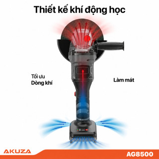 Máy Mài Pin AKUZA AG8500 – Động Cơ Không Chổi Than, Tốc Độ Cao 8500 Vòng/Phút