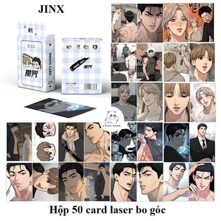 [hàng sẵn] Jinx / Vận xui (có ảnh thật) | Hộp thẻ card laser 55 tấm (hot) | Lomo lomocard laser BL Korea Manhua