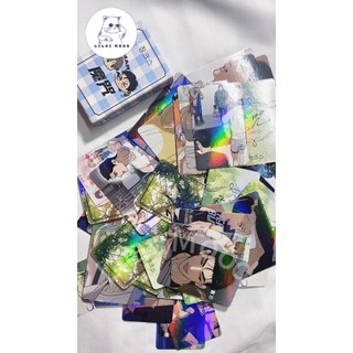 [hàng sẵn] Jinx / Vận xui (có ảnh thật) | Hộp thẻ card laser 55 tấm (hot) | Lomo lomocard laser BL Korea Manhua