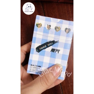 [hàng sẵn] Jinx / Vận xui (có ảnh thật) | Hộp thẻ card laser 55 tấm (hot) | Lomo lomocard laser BL Korea Manhua
