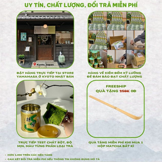 Bột Trà Xanh Cao Cấp Matcha Yamamasa Koyamaen Samidori Unami Đậm Đà Béo Nhẹ Ngọt Thanh Nhật Bản M44