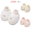Bao Tay Bao Chân Sơ Sinh Bibo's Cho Bé Nhiều Màu Bo Chun Chất Cotton Cao Cấp - Bibo Mart