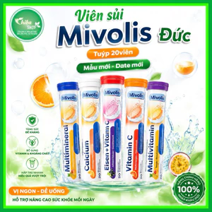 Viên sủi Mivolis Đức ống 20 viên [Date mới 12/2027]