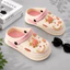 Dép sục bánh mì nữ màu basic dễ dàng phối đồ chống trượt đế êm tặng hình gắn Sticker 3D SR3