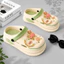 Dép sục bánh mì nữ Sticker cao cấp dế dày 6cm có lỗ thoáng khí chất liệu EVA êm mềm SR3