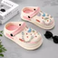 Dép sục bánh mì nữ màu basic dễ dàng phối đồ chống trượt đế êm tặng hình gắn Sticker 3D SR3