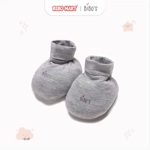Bao Tay Bao Chân Sơ Sinh Cho Bé Bibo’s Dáng Bo Sợi Tre TMQS1850 Đa Dạng Màu - BiBo Mart