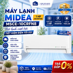 Máy Lạnh Midea Inverter MSCE-10CRFN8 1HP - Hàng Chính Hãng
