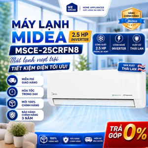 Máy Lạnh Midea Inverter 2.5HP MSCE-25CRFN8 | Vận Hành Bền Bỉ - Hàng Chính Hãng