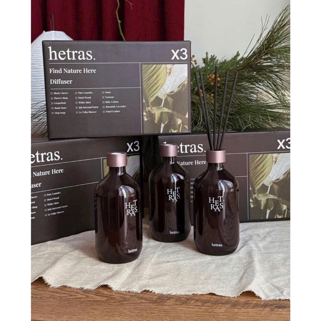C94_Tinh Dầu Khuếch Tán Hương Thơm Hetras Premium Diffuser 500ml GIAO NGẪU NHIÊN)