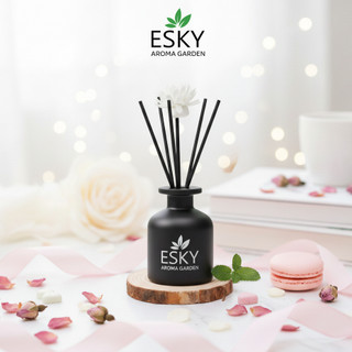 Set Quà Tặng Nam Nữ ESKY Aroma Garden Tinh Dầu Cắm Que Thơm Phòng 100ml