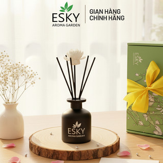 Set Quà Tặng Cao Cấp  ESKY AROMA GARDEN Tinh Dầu Cắm Que Tặng Sinh Nhật Nam Nữ 50ml
