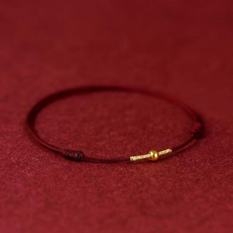 Vòng tay Cod thời trang màu đỏ dây may mắn Bracelet-Điều chỉnh Bangle cho phụ nữ và nam giới mới