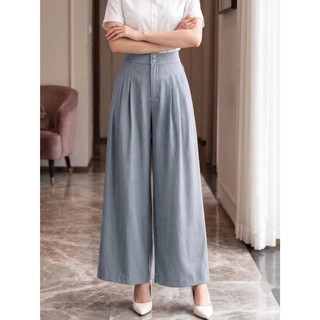Quần Ống Rộng 𝐂𝐂𝐇𝐀𝐓 Dáng Suông 3 Ly Calista Chất Liệu Tuytsi Cao Cấp 16QDS2041ST
