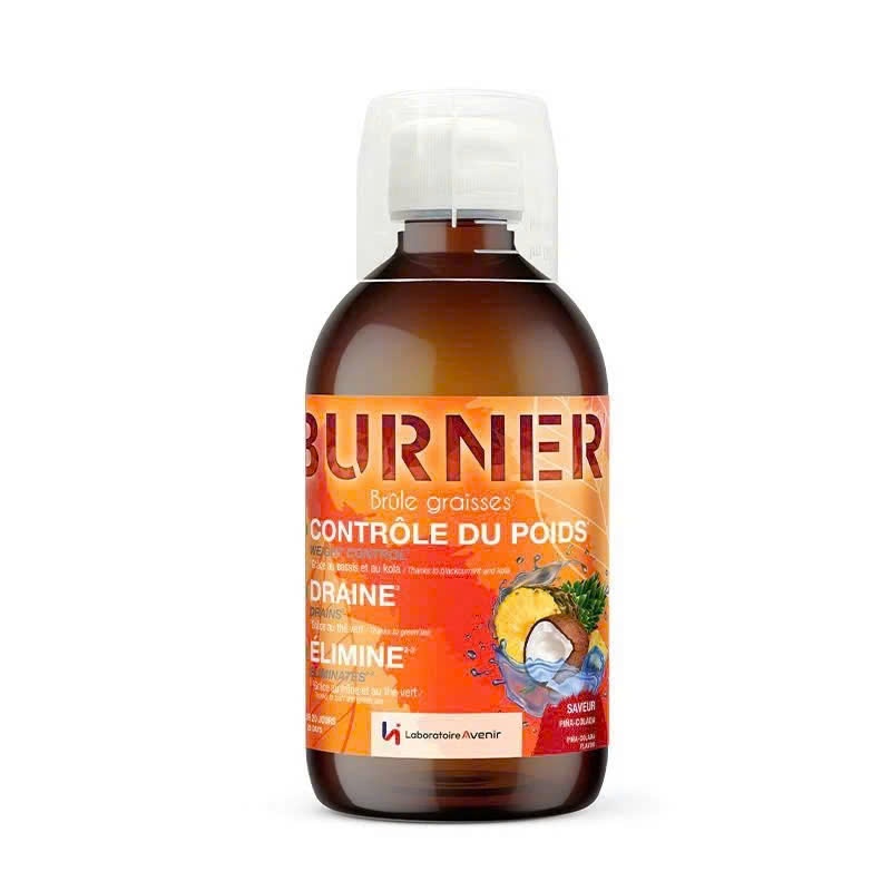 E23_[ date t5/2027] Nước uống Laboratoire Avenir Burner có hương vị dứa và dừa