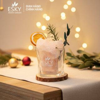 Set Quà Tặng Nam Nữ Ly Đá Khuếch Tán Tinh Dầu Thơm Phòng ESKY AROMA GARDEN (12 mùi)