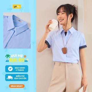 Áo Sơ Mi Nữ Ngắn Tay Form regular fit essential Chống Nhăn TRA WOSS26S002