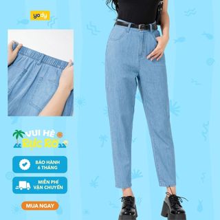 Quần Jeans Giấy Mỏng Baggy YODY tôn dáng thoải mái WCJE25S080